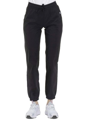 LEONE 1947, WOMAN POPLIN SWEATPANTS EARTH TONES - Pantalon de survêtement - black