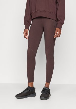 POWER 7/8 WORKOUT LEGGINGS - Tights - sable brown