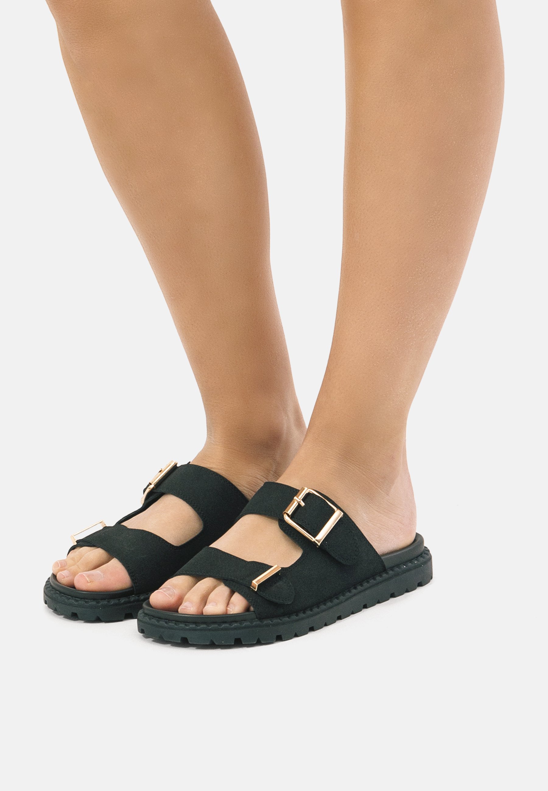 Sandalias Planas Sandalias Negras Cuerdas Sartore Sandalias Planas