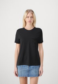 ONLY ONLTRIBE LIFE POCKET  - Camiseta estampada - black