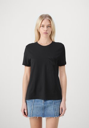 ONLY ONLTRIBE LIFE POCKET  - T-shirt med print - black