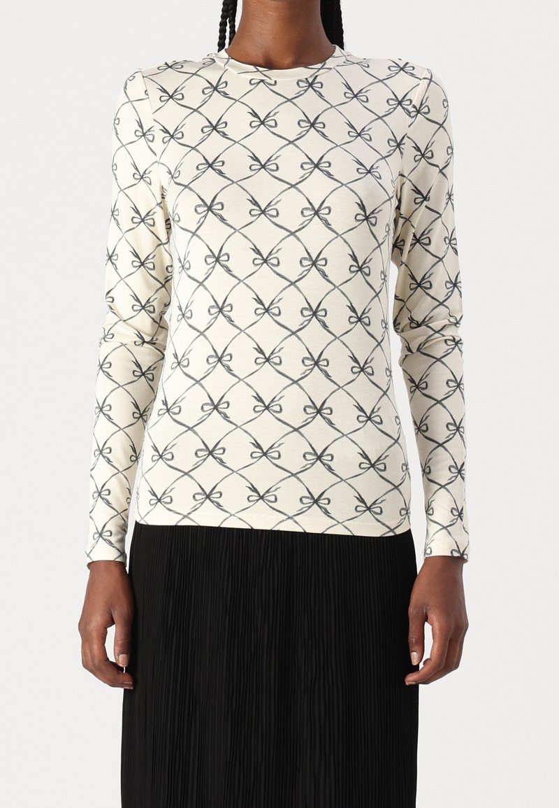 Vero Moda T-shirt à manches longues - beige