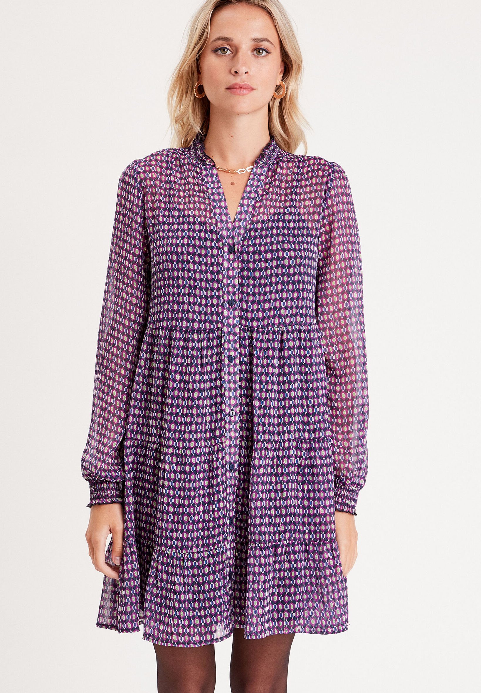 Geripptes Strickkleid Langarm Für Schwangere - Umstandskleid Figurbetont, Für Herbst & Winter