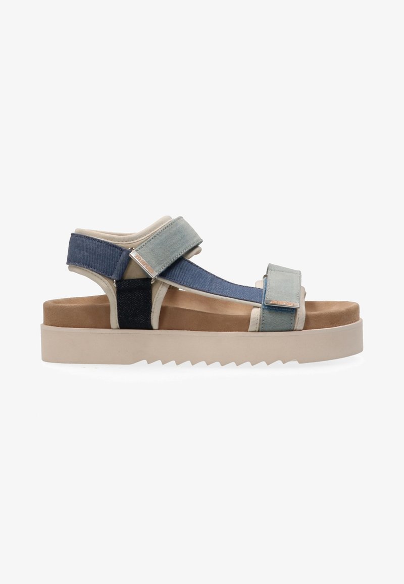 Maruti BEAU - Sandalen met plateauzool - denim combi