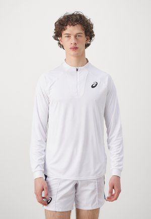 ASICS MATCH LS 1/2 ZIP - T-skjorte til trening - brilliant white