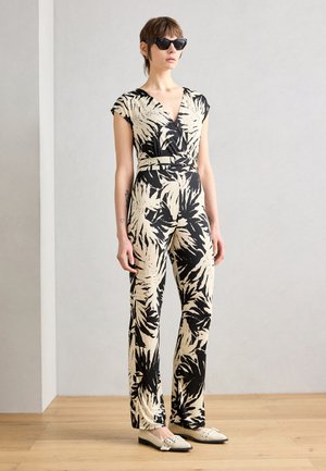 PAROS - Jumpsuit - beige/black