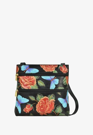 ANUSCHKA, Schoudertas - tooled rose/black multi