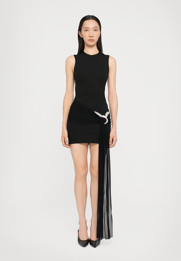 SEEVELESS MINI DRESS DRAPE OVERLAY - Occasion wear