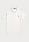 CUSTOM SLIM FIT STRETCH MESH SHIRT - Polo - white