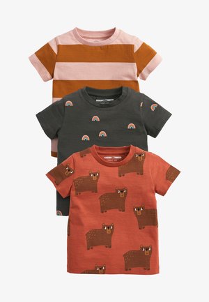 3 PACK - T-shirt print - multi-coloured