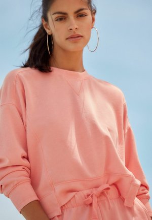 Next RAW DETAIL CREW NECK  - Pusa - grapefruit pink