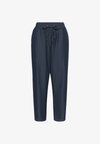 Wide leg - dark blue chambray