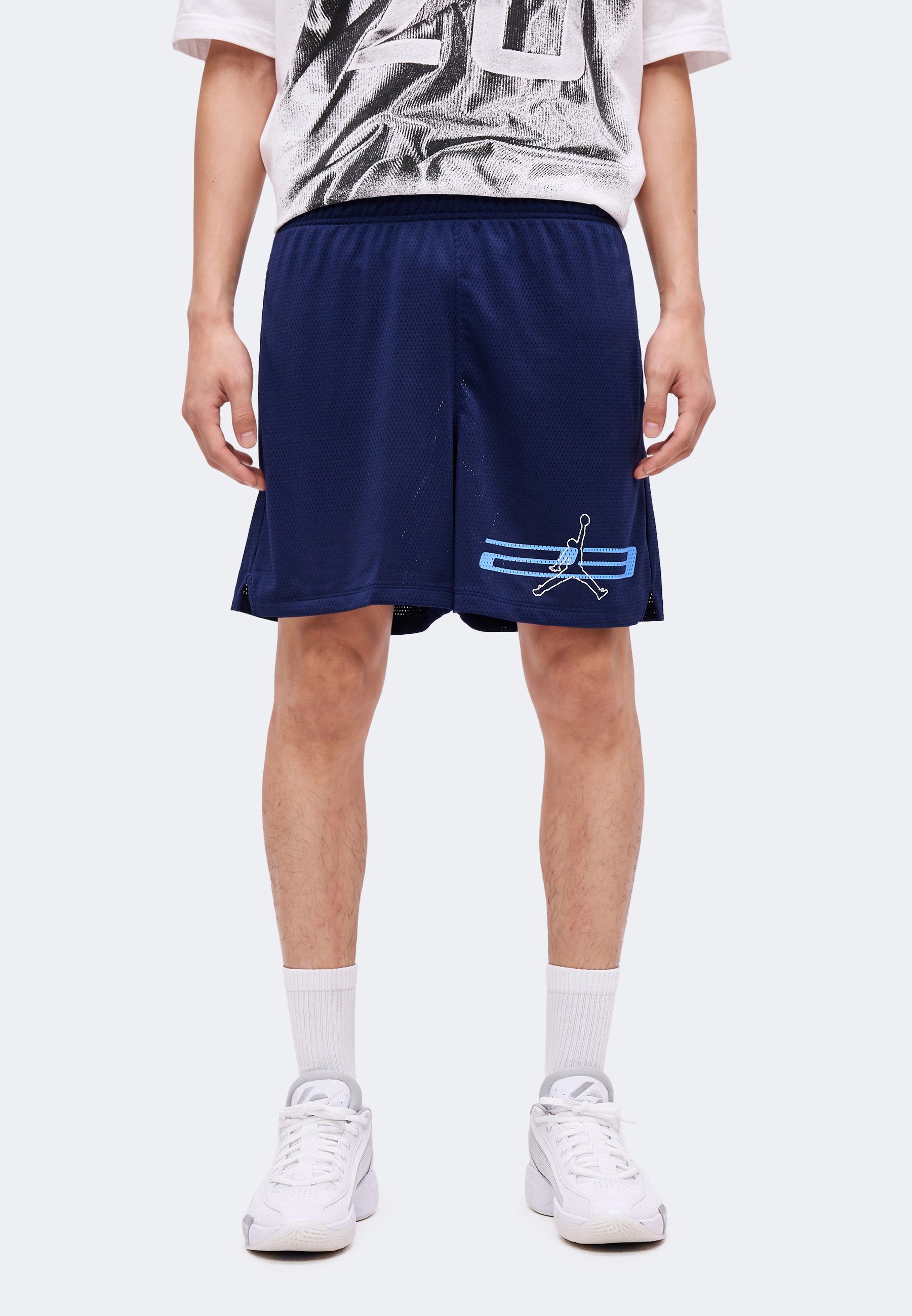 Jordan SHORT - Sports shorts - midnight navy/dark blue - Zalando