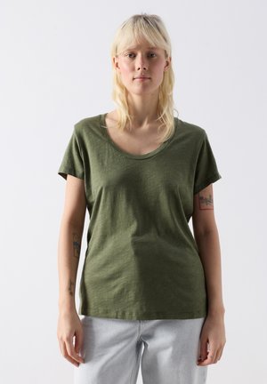 American Vintage JACKSONVILLE - T-shirts basic - kaki vintage