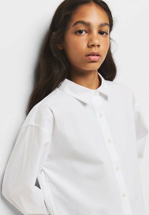 Mango Kids, KID - Blúzka so zapínaním na gombíky - white