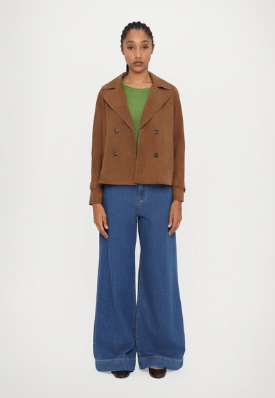 WEEKEND MaxMara OBLATO - Leren jas - tobacco