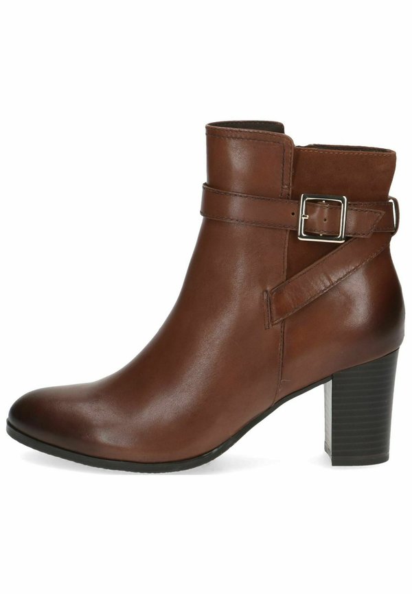 Stiefelette - cognac comb