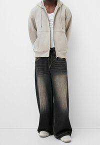 Bershka Felpa con zip - grey