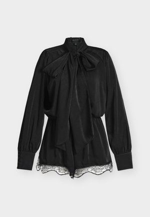 Bardot, PETRA LONG SLEEVE PLAYSUIT - Jumpsuit - black