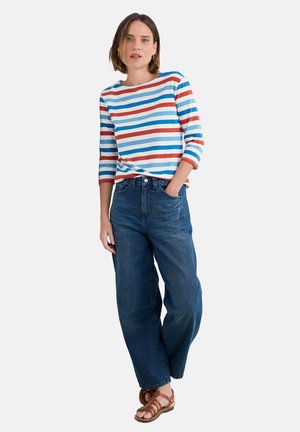 Seasalt Cornwall SAILOR - Pikkade varrukatega topp - blue tri scallion lagoon