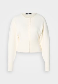 SHAPED CARDIGAN - Gilet - gardenia