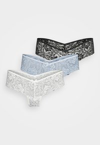 Não selecionado, blac/blue/cream