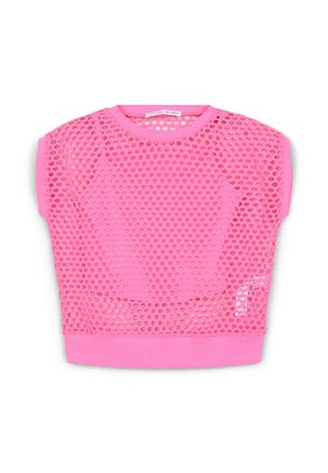 T-shirt con stampa - rosa barbie chiaro