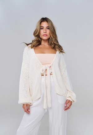 Estelou, COZY CARDIGAN - Vest - beige