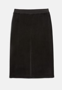 Juicy Couture DIAMANTE LEG LOGO SKIRT - Ceruzaszoknya - black