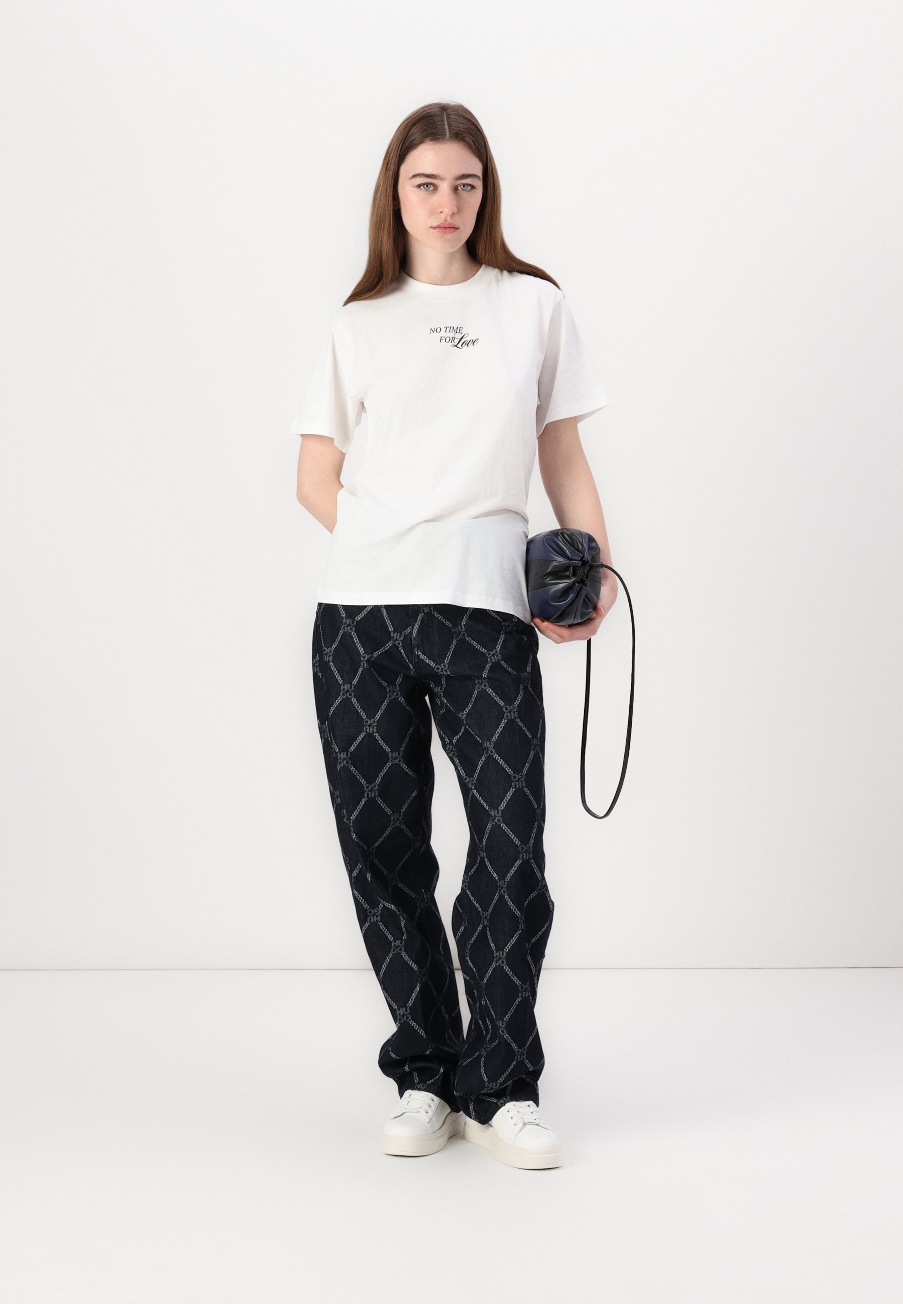 HUGO Damen Gisanna Jeans – Klassische Damenjeans Mit Gürtelschlaufen, Knopf Und Reißverschluss