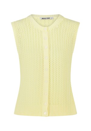 America Today, T-SHIRTS & TOPS - Vest - light yellow