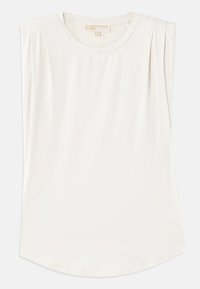 CREW PLEAT - Top - soft ecru