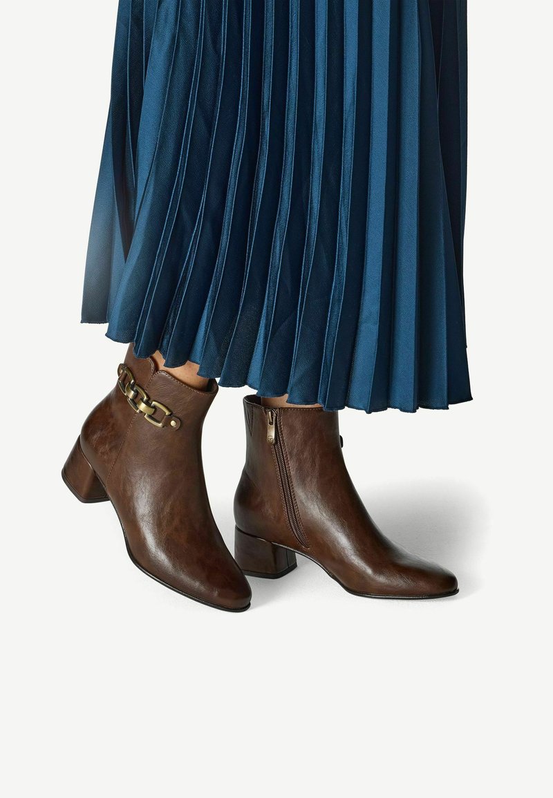 Marco Tozzi Bottines de cowboy / motard - cafe