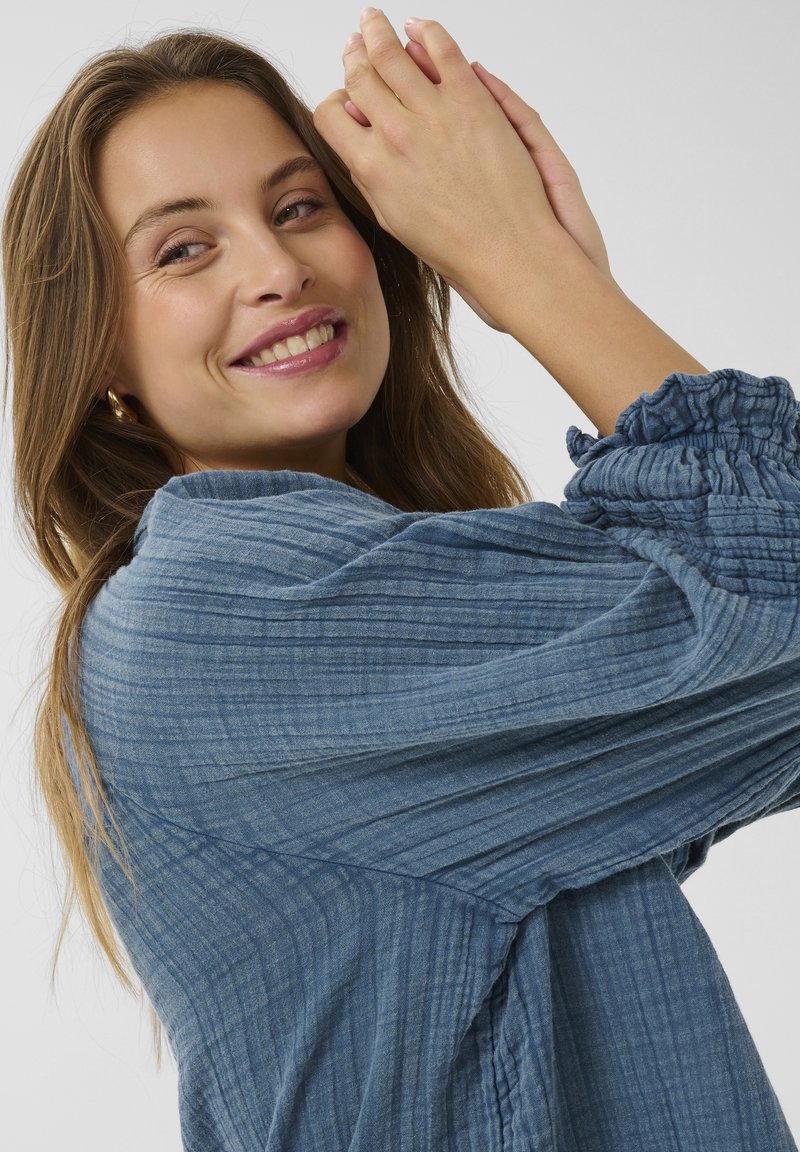 Culture CUPALY ELINA - Blouse - dress blues wash/blue - Zalando