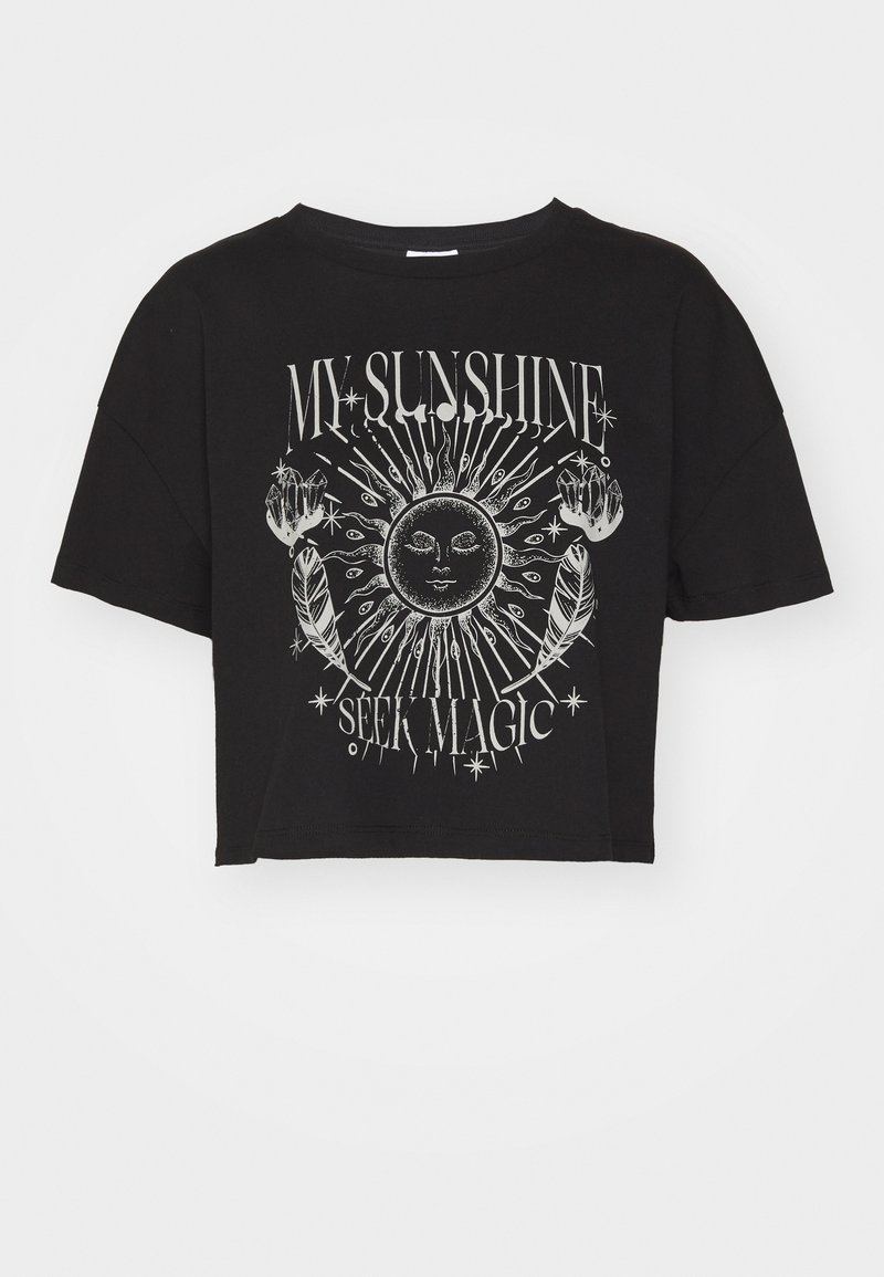 Noisy May T-shirt print zwart