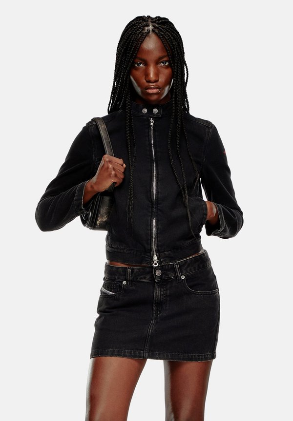 DE MORNIN - Denim jacket - balck