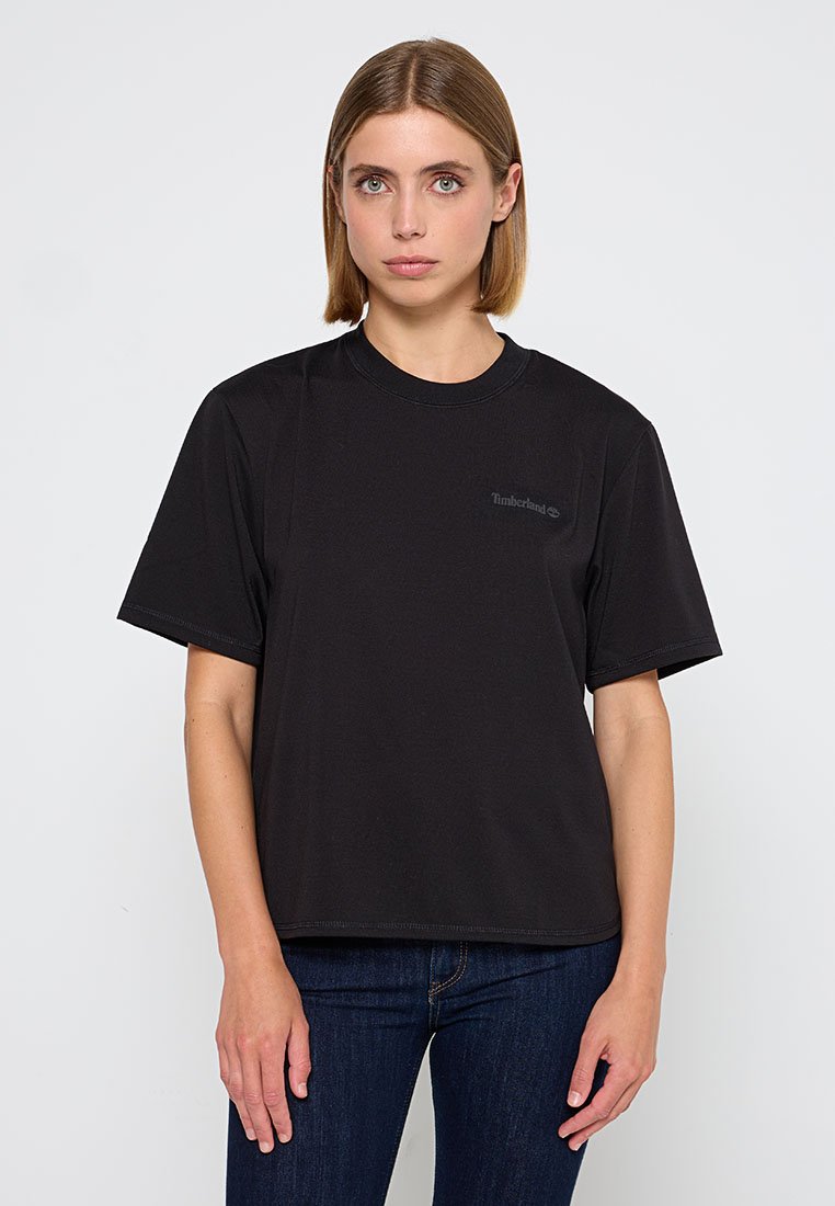 Timberland T-shirt basic zwart Timberland T-shirt basic zwart