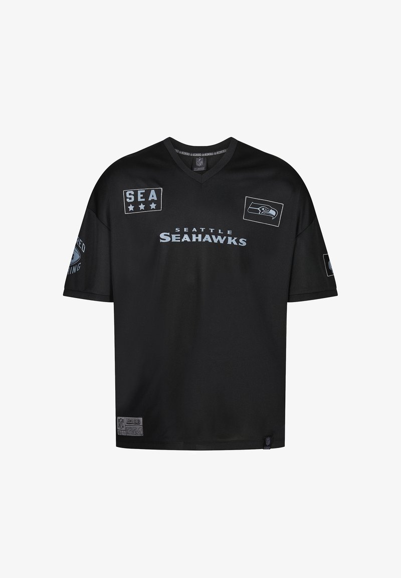 Re:Covered NFL SEAHAWKS SEA 76 OVERSIZED - Print T-shirt - black