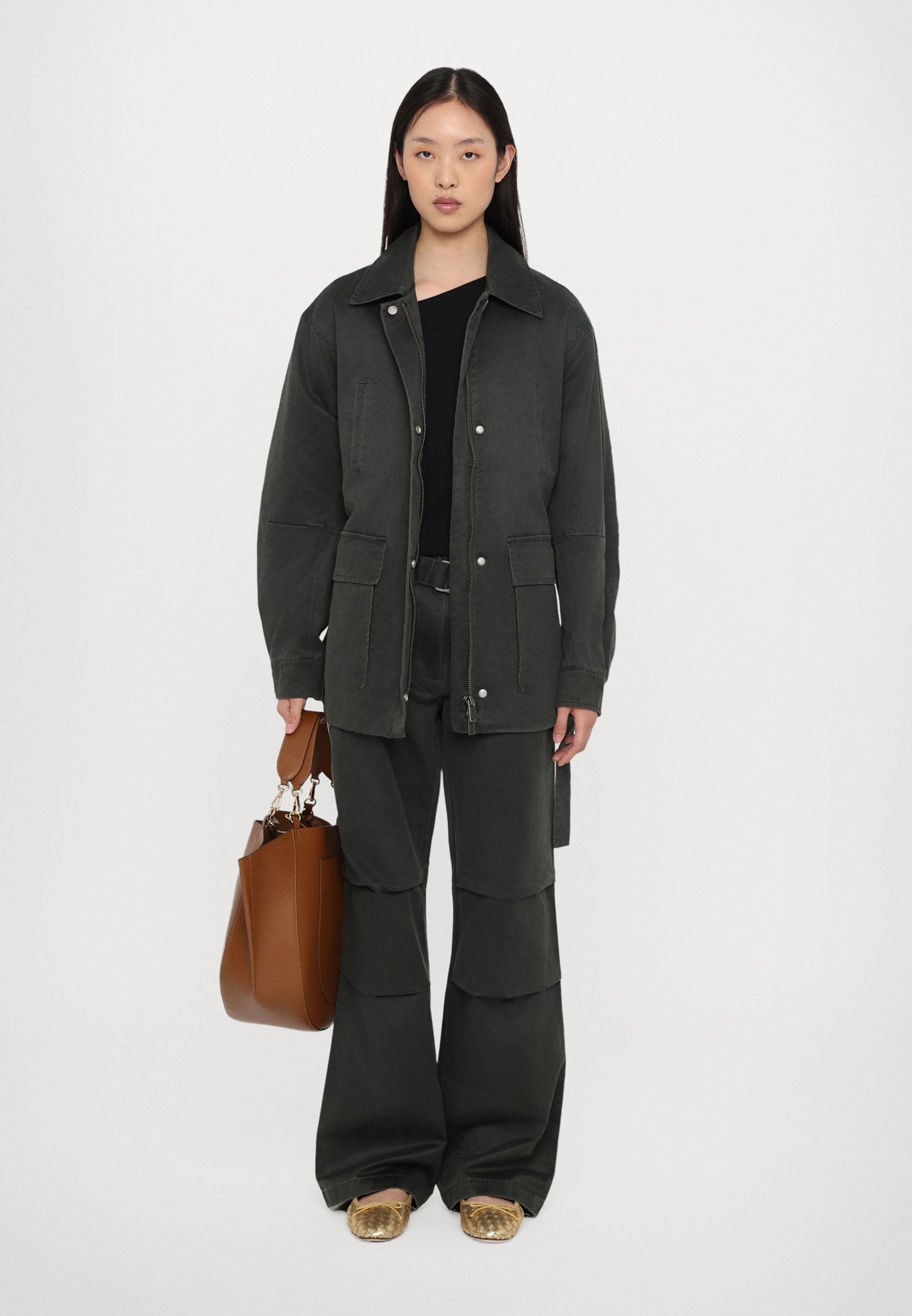 【関税込み】Holzweiler グリーン Pepha ジャケット Pepha Jacket - Dk. Green - Holzweiler