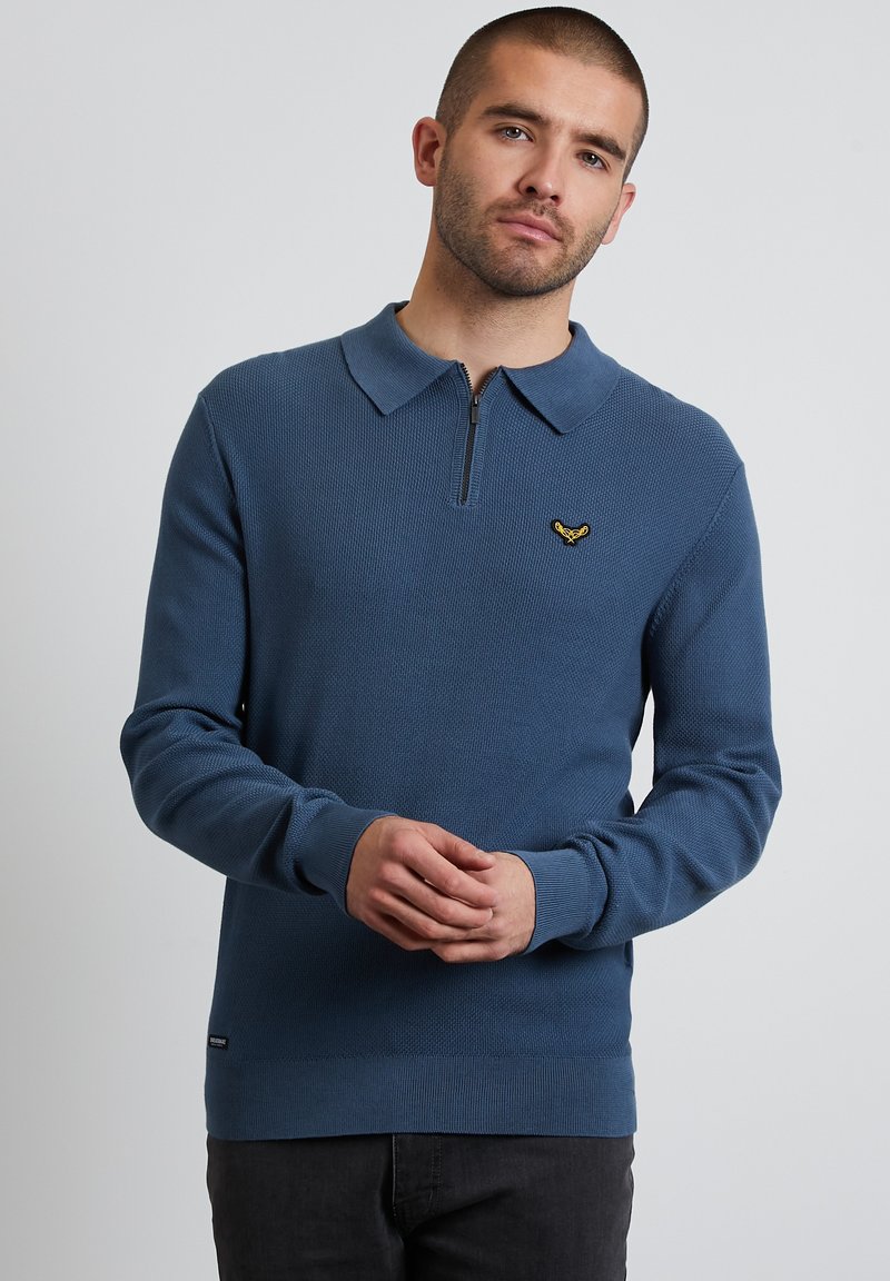 Herren Strickjacken | Threadbare BINTCLIFF Strickpullover denim blue/blue denim - EN76083 Herren Strickjacken | Threadbare BINTCLIFF Strickpullover denim blue/blue denim - EN76083