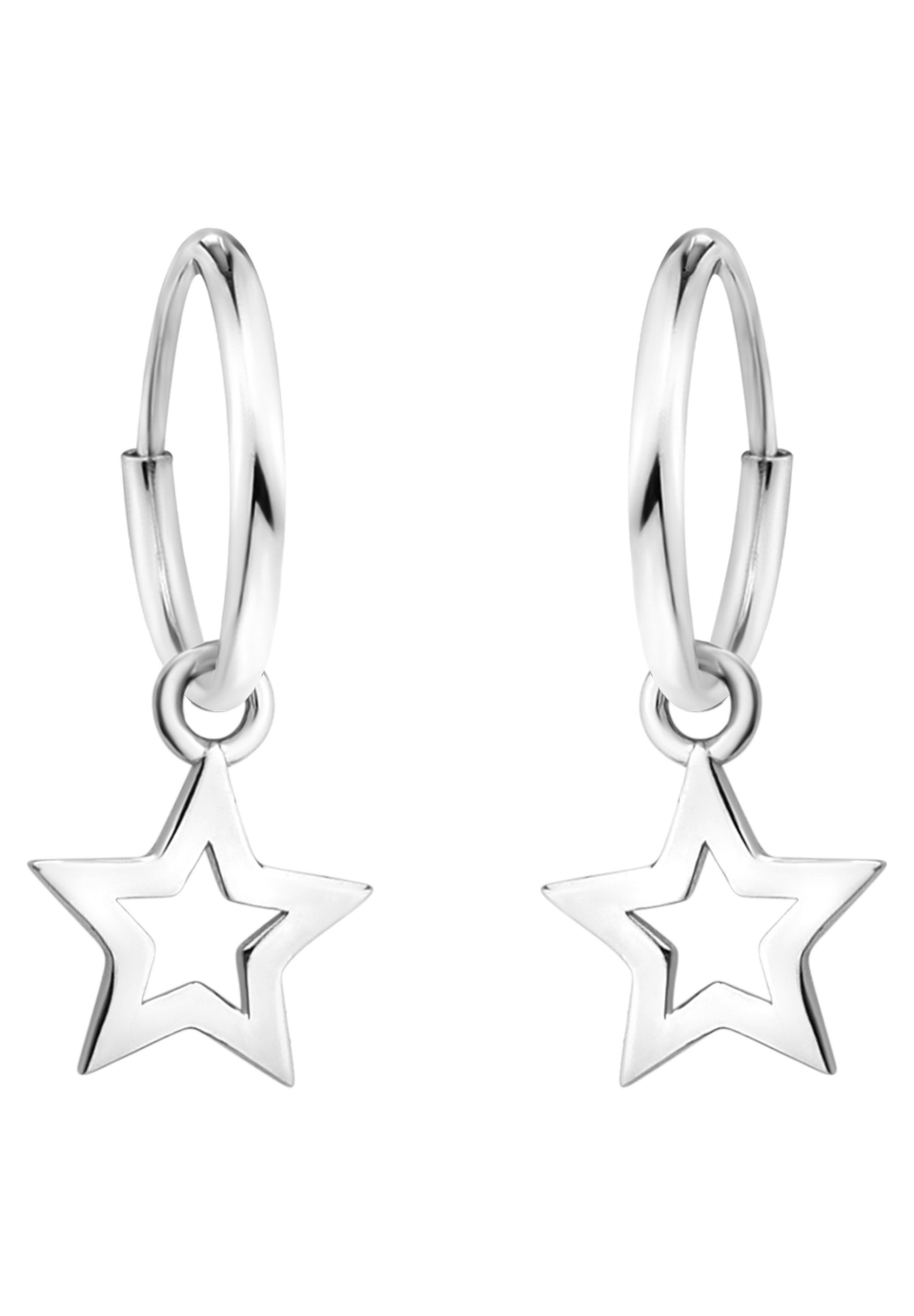 SILBERMOOS Orecchini A Stella Piccola Per Donna – Argento 925 Sterling Opaco – Grandezza 7 Mm – Senza Nickel - 3