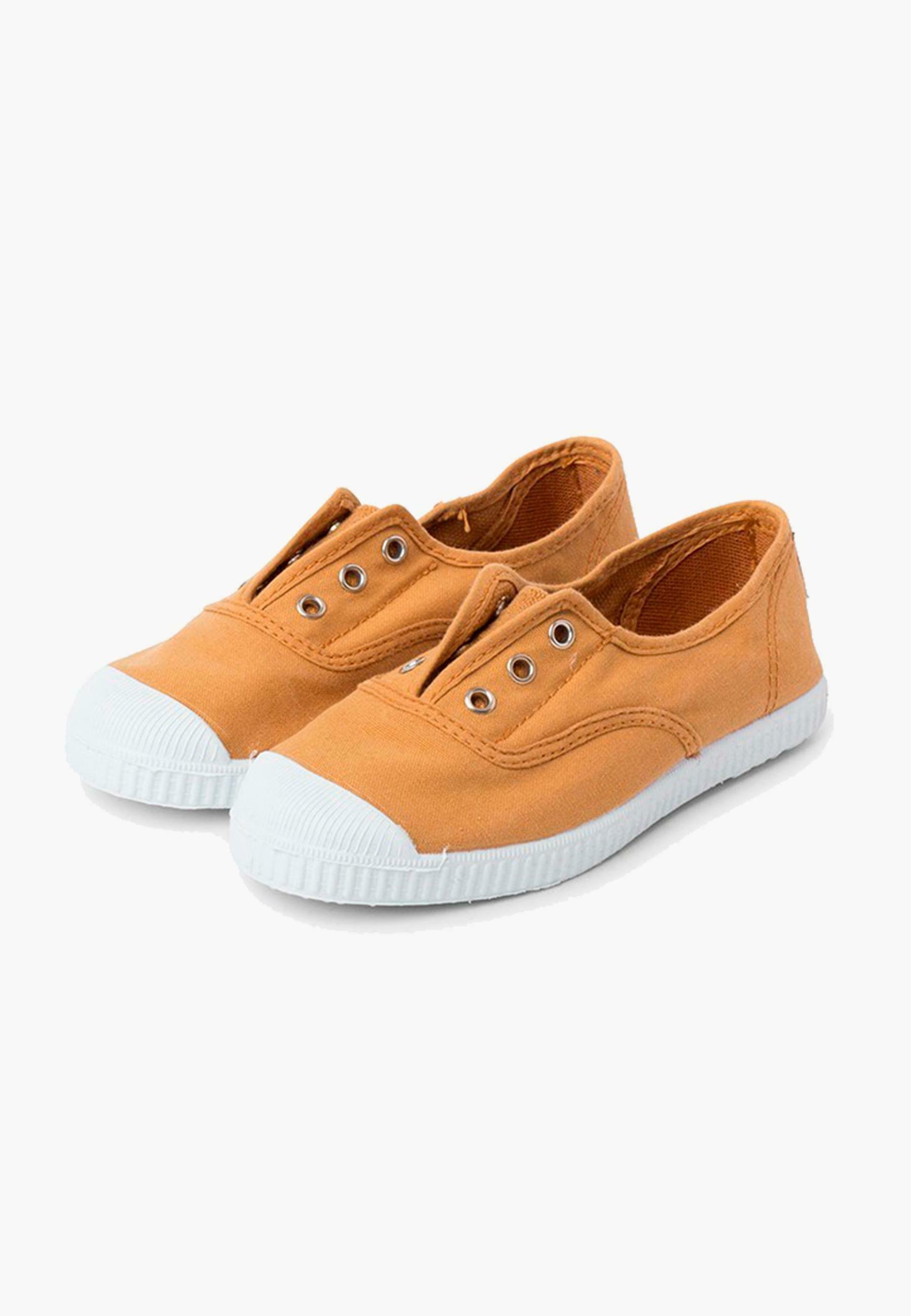 Pisamonas LONA PUNTA GOMA SIN CORDONES - Zapatillas - ocre/marrón -  Zalando.es