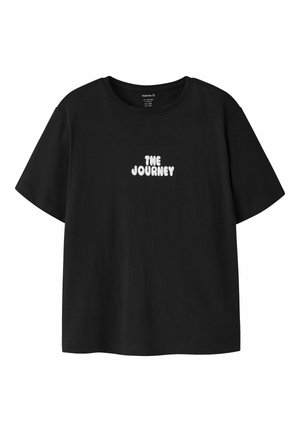 T-shirt print - black