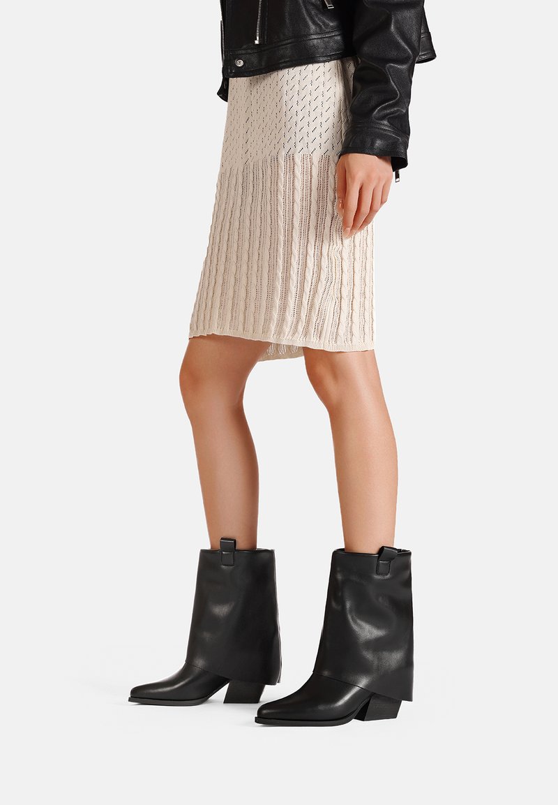 Stivaletti Tronchetti Donna Con Tacco 8.5cm - Punta Arrotondata E Zip Laterale - Design Elegante E Casual - Foto 5