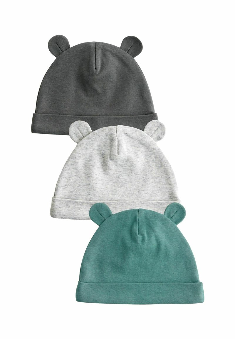 Next 3 PACK - Megzta kepurė - green grey