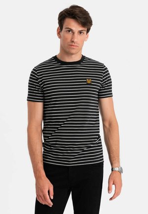 T-shirt con stampa - black offwhite