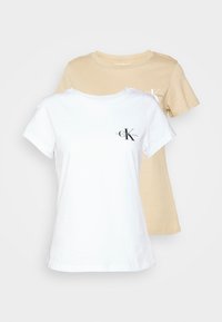 Não selecionado, tawny sand/bright white