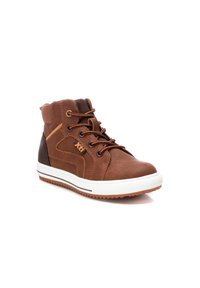 XTI Botines con cordones - camel