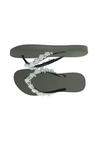 Uzurii PRECIOUS BLOOM  - T-bar sandals - army green