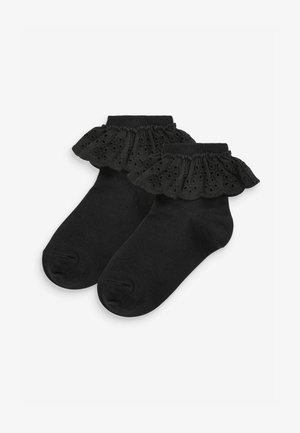 2 PACK RICH RUFFLE - Kojinės - black